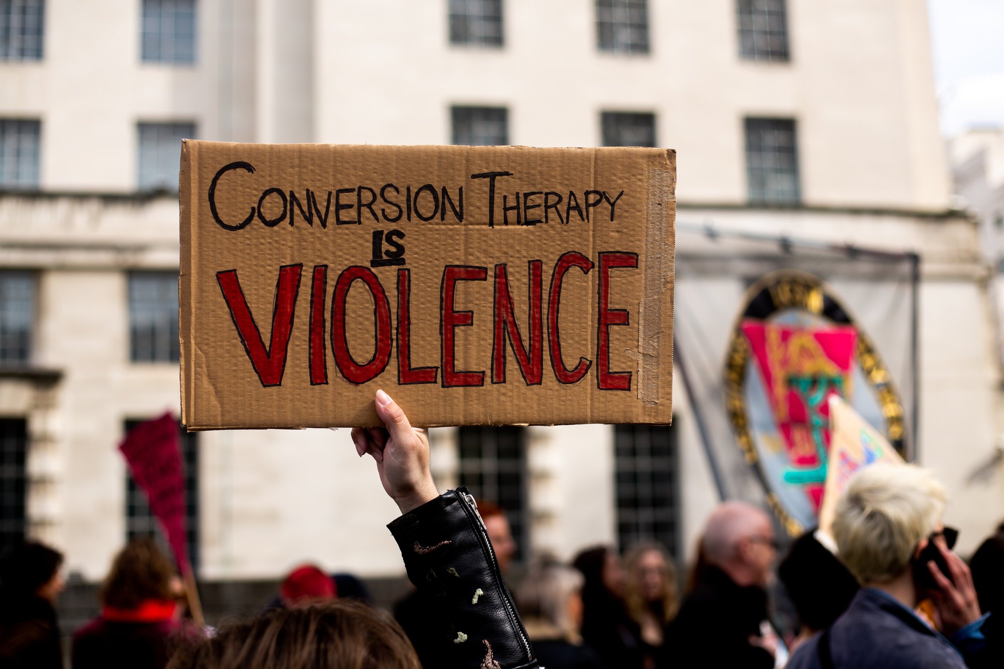 Conversion Therapy Is Violence Cardboard Conversion Therapy Is Violence Cardboard